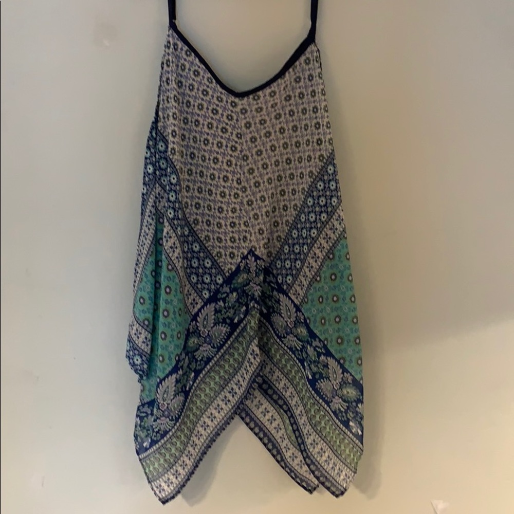 Multi Colored Sleeveless Blouse